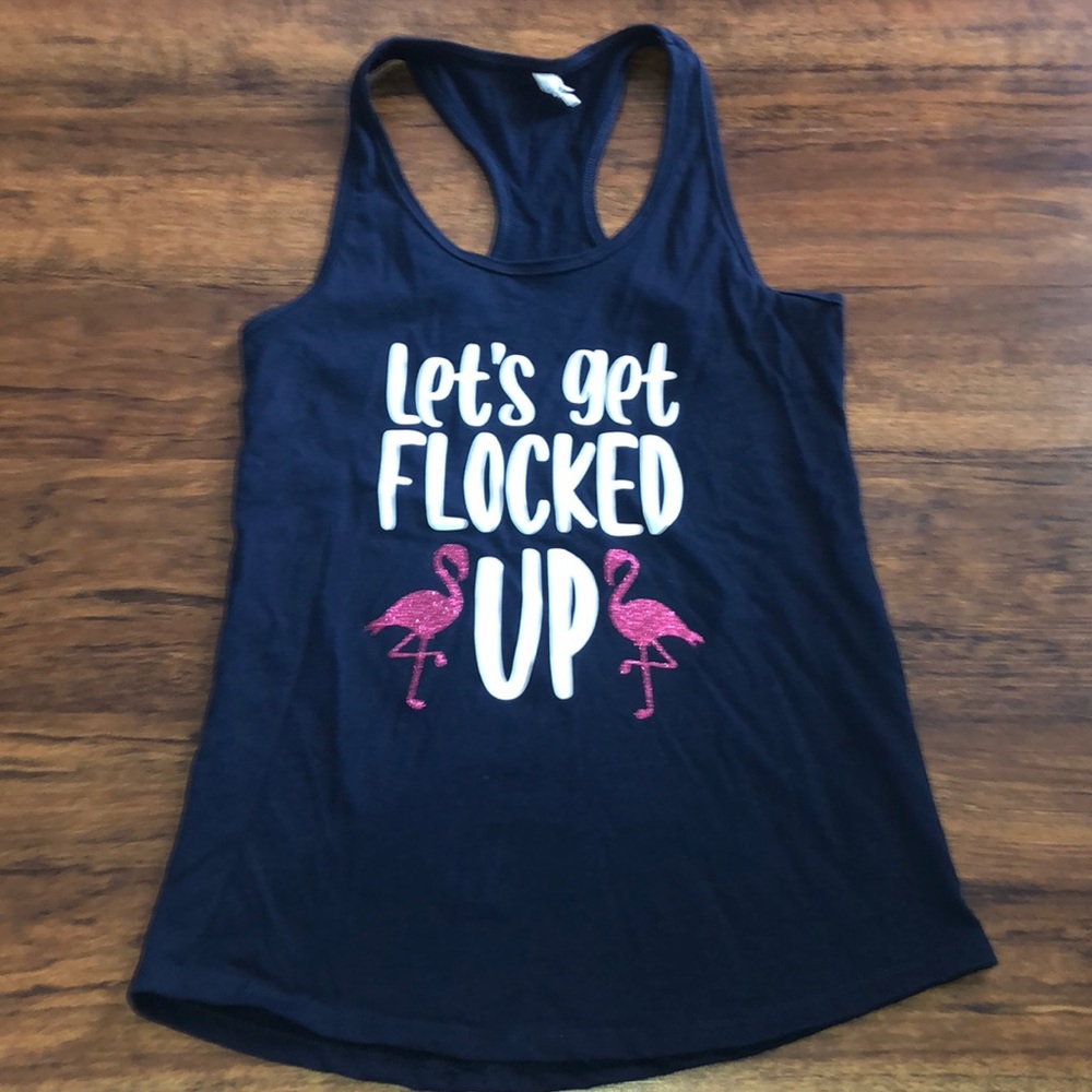 Let’s Get Flocked Up Razor Back Tee